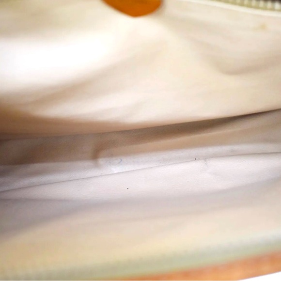 CELINE Logo Macadam Pattern Briefcase Hand Bag PVC Leather Brown made in Italy - Picture 10 of 14